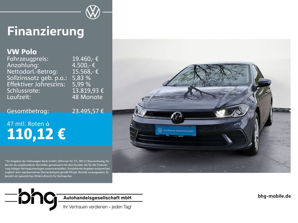 Volkswagen Polo 1.0 TSI Life #IQ.Drive #App-Connect #ACC #S Leasing