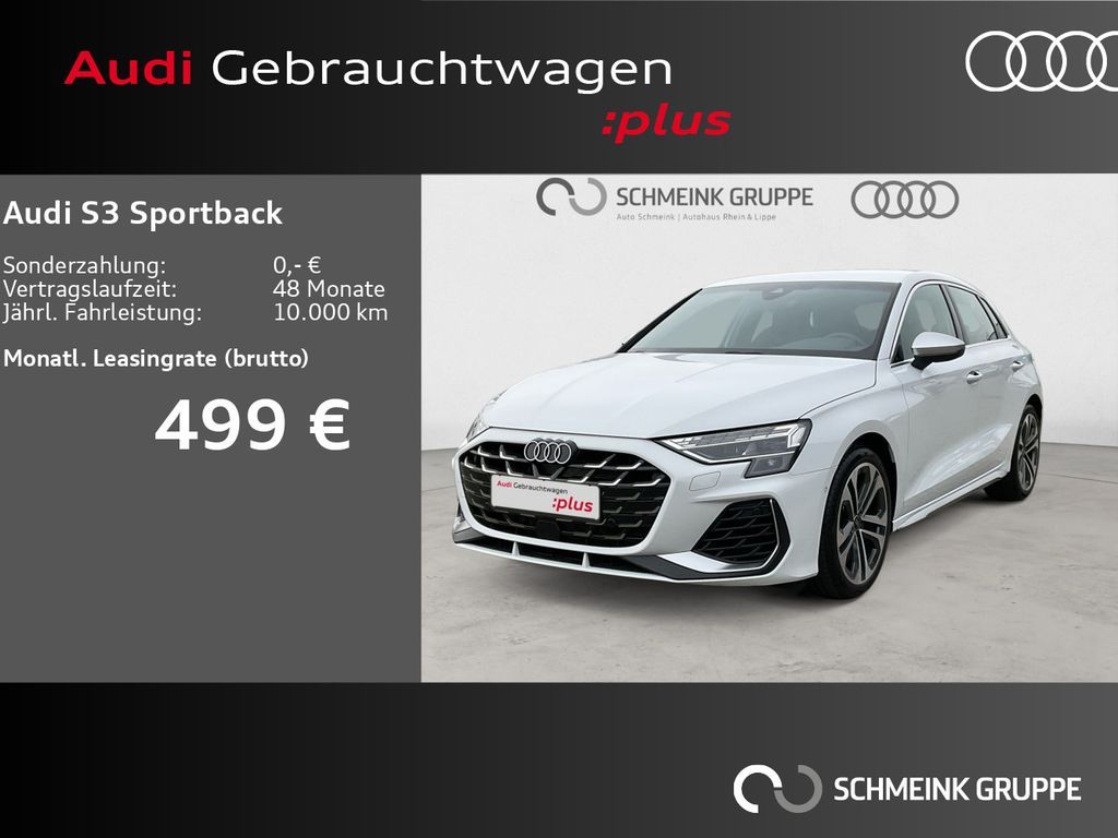 Audi S3 Sportback TFSI quattro S-line Leder Amb+ Navi Leasing