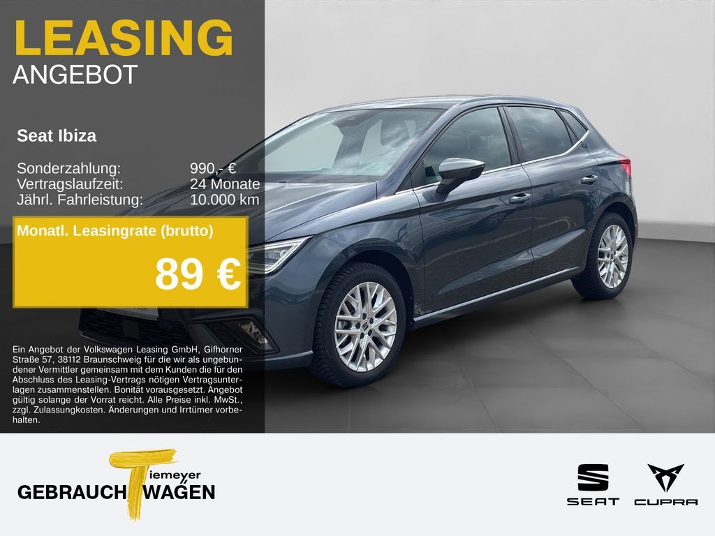 Seat Ibiza 1.0 TSI XCELLENCE NAVI LED ACC Leasing