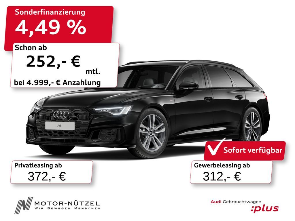 Audi A6 Avant 40 TDI S-TR S-LINE MATRIX+HuD+RFK+ACC Leasing