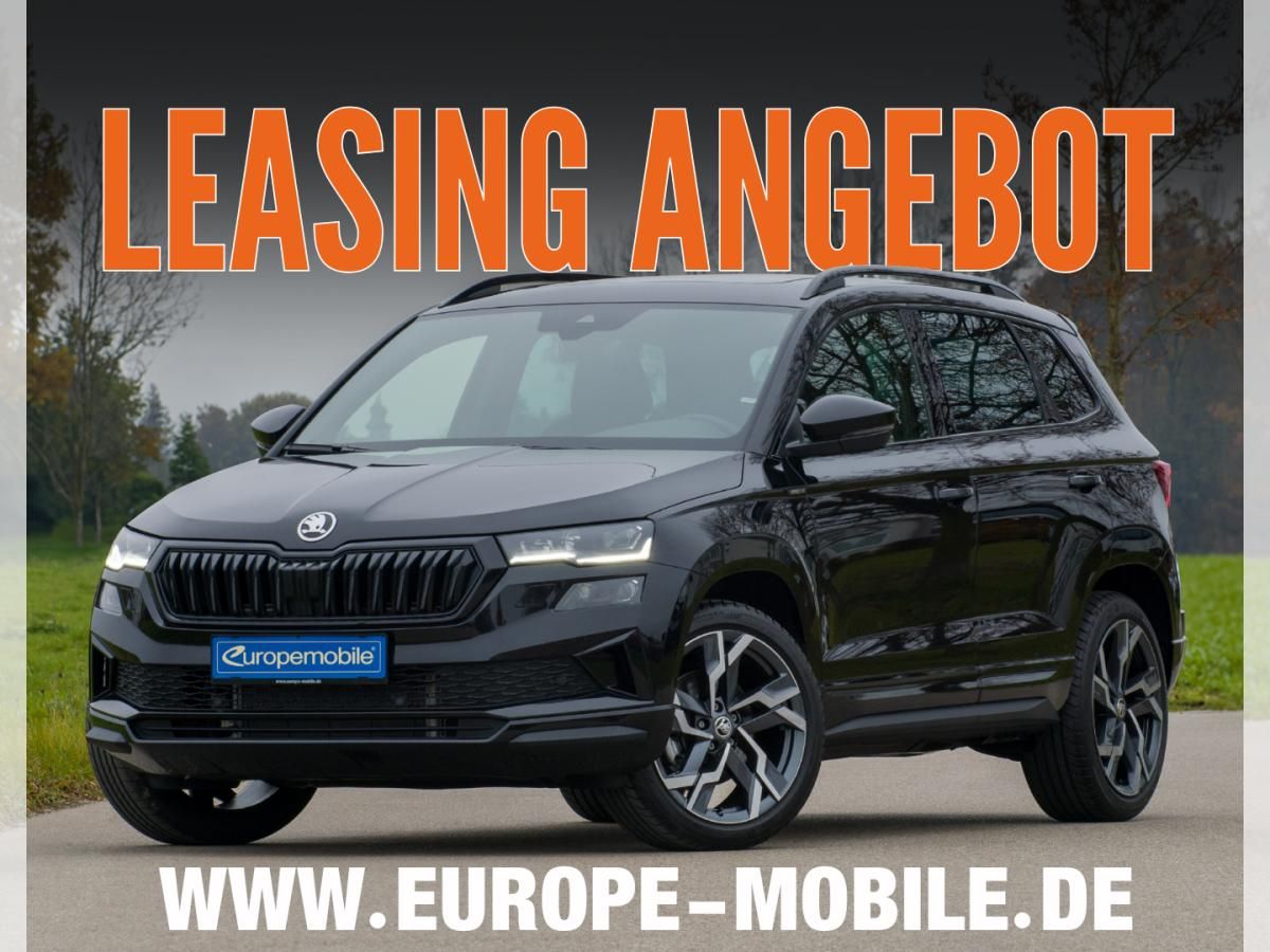 Skoda Karoq SPORTLINE 2026 1.5 TSI 110 kW DSG (UVP 52.160€/KW14/26) NAV/PANO/TRAVEL/CANTON/AHK/MATRIX/UVM. Leasing
