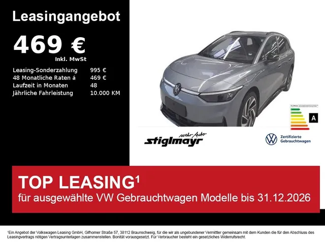Volkswagen ID.7 Tourer Pro 82-kWh+ACC+AHK+HUD+IQ-LIGHT+NAVI