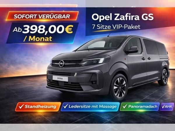 Opel Zafira GS 2.2D 180PS 7-Sitze VIP|Stdhzg|Pano|AHK Sofort! Leasing