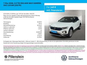 Volkswagen T-Roc GOAL 2.0 TDI DSG AHK NAVI KAMERA SHZ