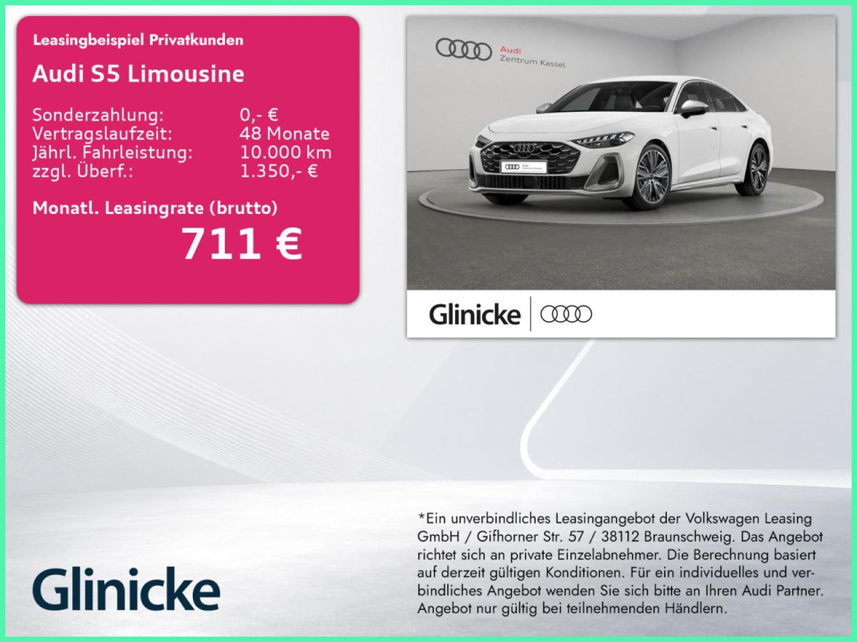 Audi S5 Limousine TFSI quattro S tronic NEUBESTELLUNG Leasing
