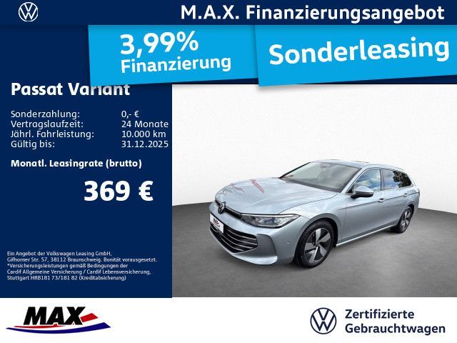 Volkswagen Passat Variant 2.0 TDI DSG ELEGANCE AHK+IQ.LIGHT Leasing