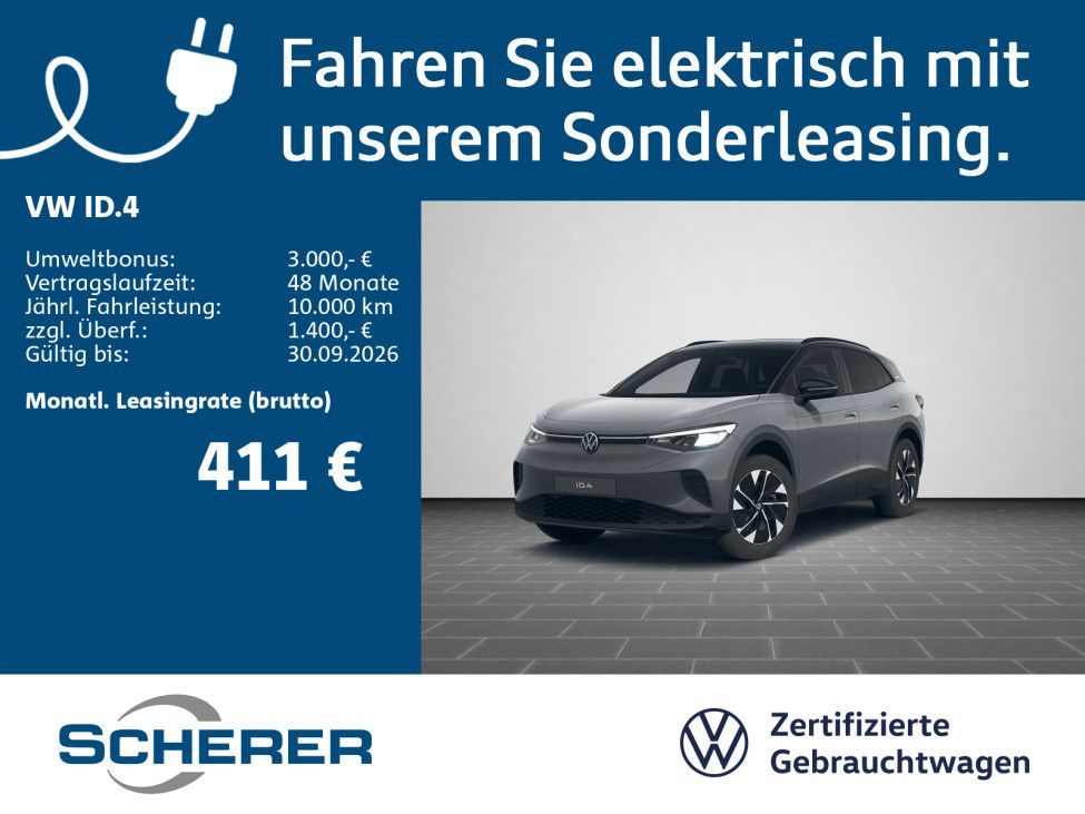 Volkswagen ID.4 Pro ENERGY AHK, PowerSocket Gepäckraumpaket Leasing