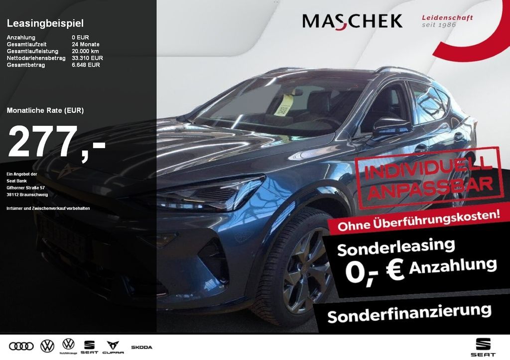 Cupra Formentor 2.0 TDI Sonderleasing ohne Anzahlung 3 Leasing