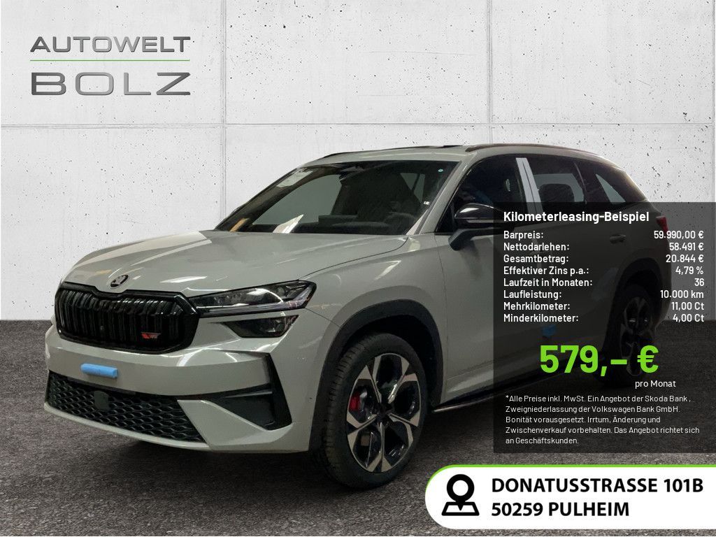 Skoda Kodiaq RS 2.0 TSI 4x4 MATRIX-LED AHK 360° PANO Leasing