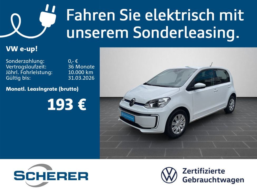 Volkswagen e-up! move SOH:90% CCS SHZ RFK DAB PDC KLIMA Leasing