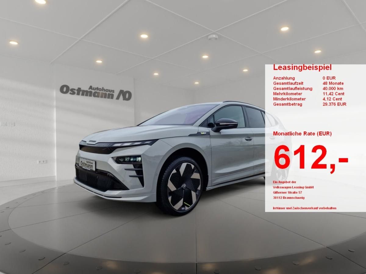 Skoda ENYAQ Enyaq RS Lounge AHK ACC HUD MATRIX PANO 4xSHZ Leasing