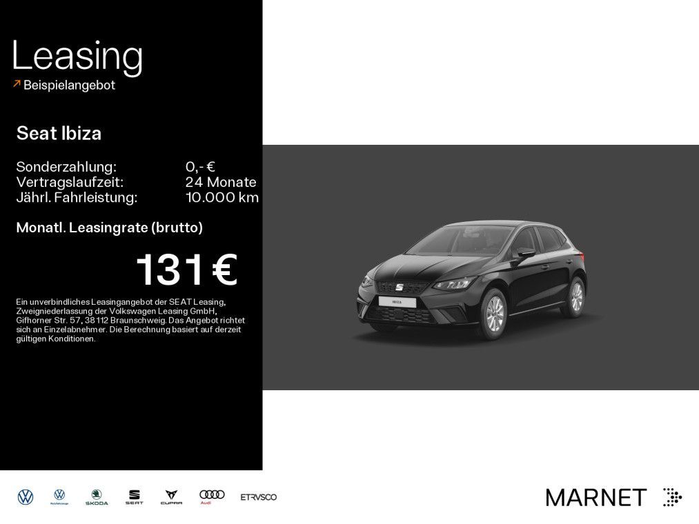 Seat Ibiza Road Edition 1.0 TSI 85 kW *DSG*RFK*LED*SH Leasing