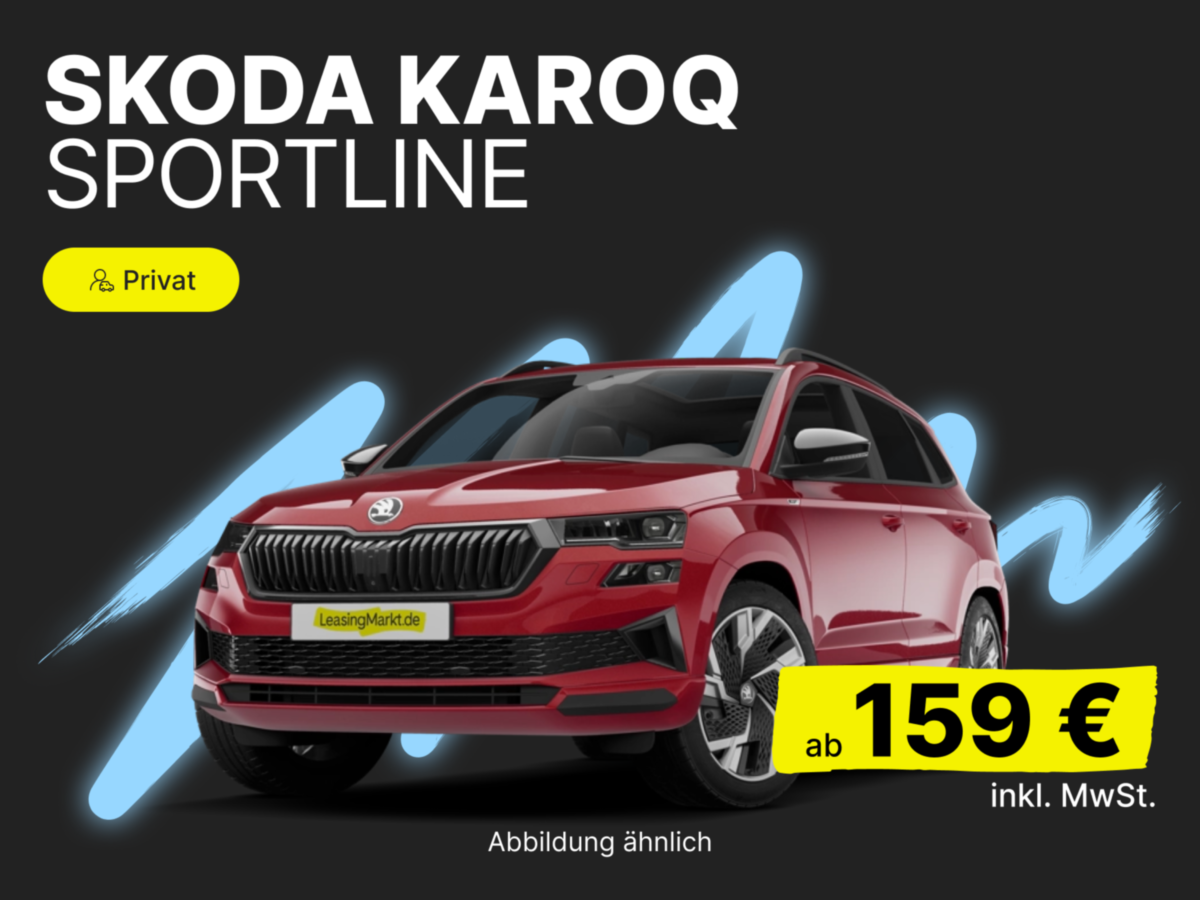 Skoda Karoq 1.5 Sportline Automatik | Vorlauf | Privat Leasing