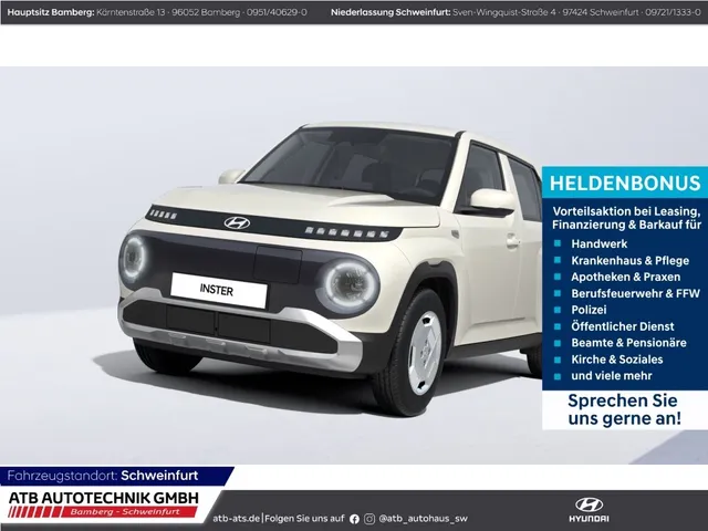Hyundai INSTER 49 kWh Select 2WD 115 PS Navi digitales C