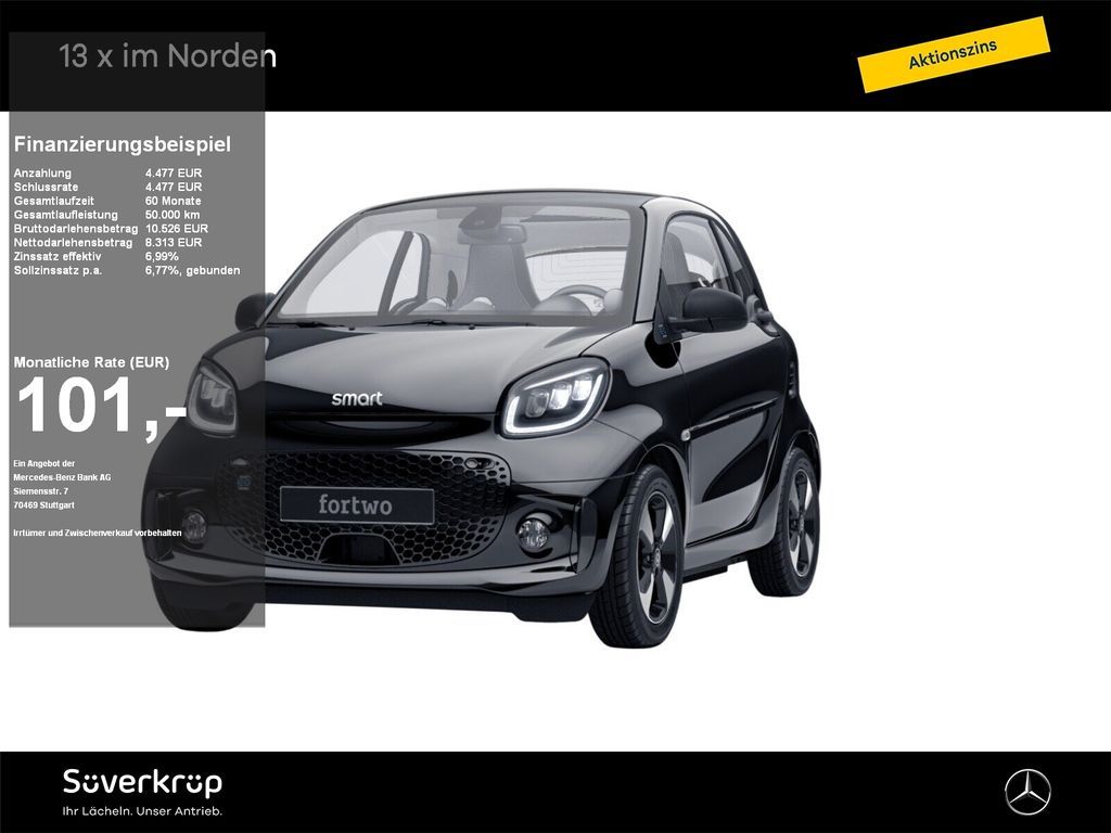 Smart EQ fortwo passion EXCLUSIVE KAMERA PANO PDC SHD Leasing