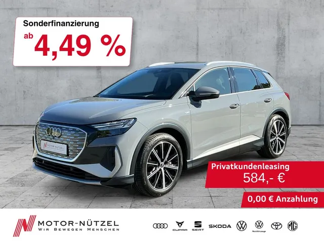 Audi Q4 e-tron 40 S-LINE MATRIX+NAVI+HuD+RFK+ACC+20"