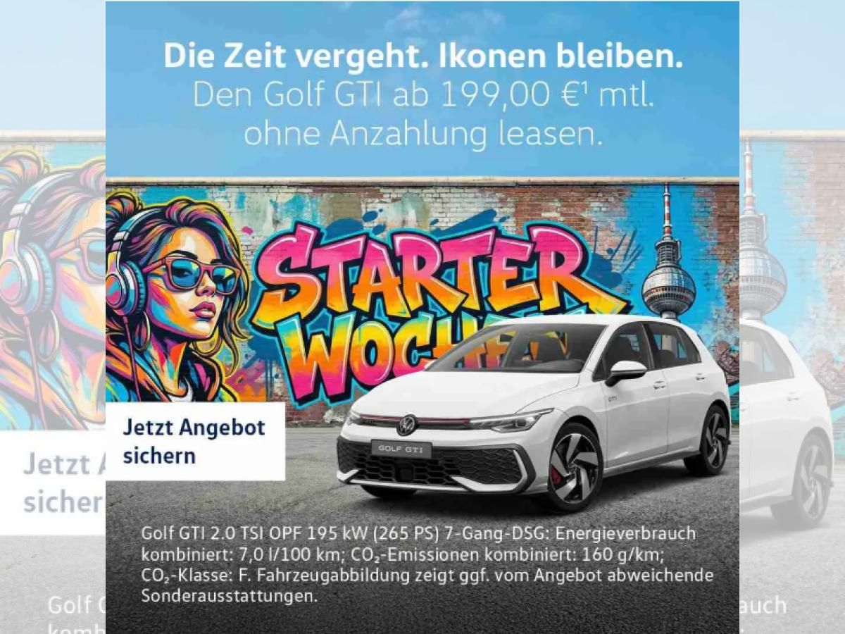 Volkswagen Golf GTI 2,0 l TSI DSG *BIS 28.02*🏷️ Leasing
