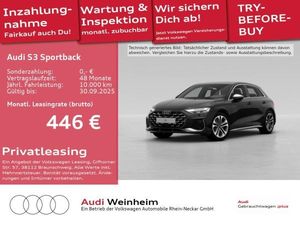 Audi S3 Sportback TFSI quattro S-Sitze LED Navi S-tronic uvm Leasing