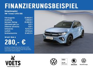 Volkswagen T-Cross 1.0TSI DSG R-Line LED+NAVI+AHK+ACC+DAB+