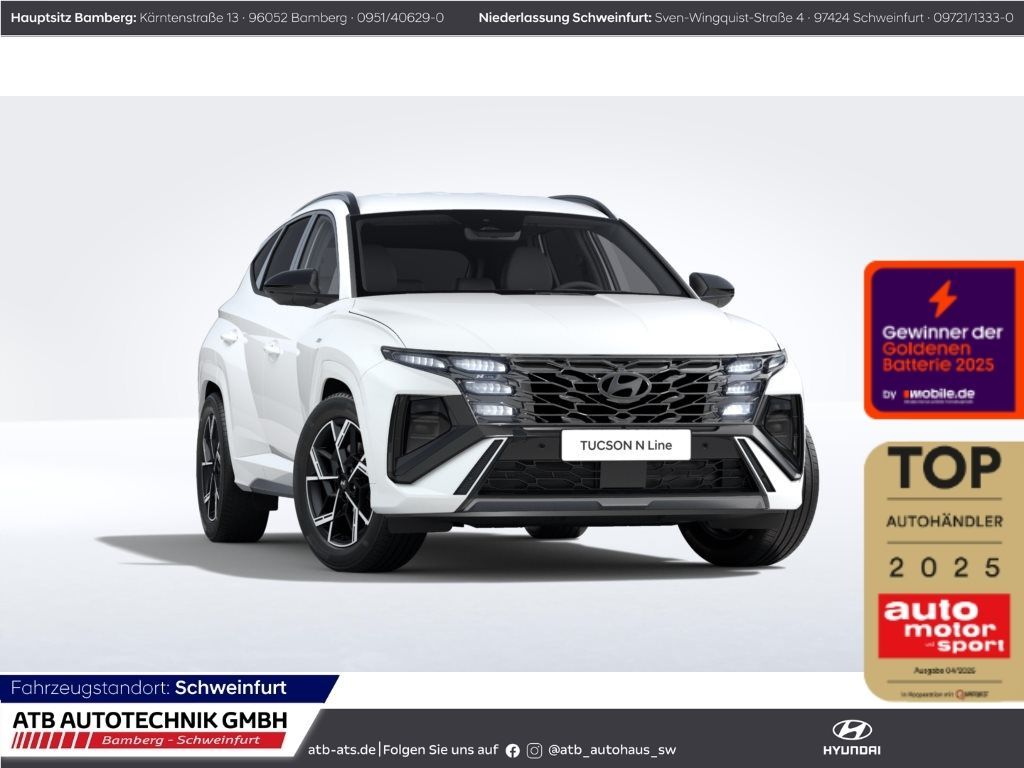 Hyundai Tucson N-Line X 1.6 T-GDi 150PS 7-Gang DCT 2WD Leasing