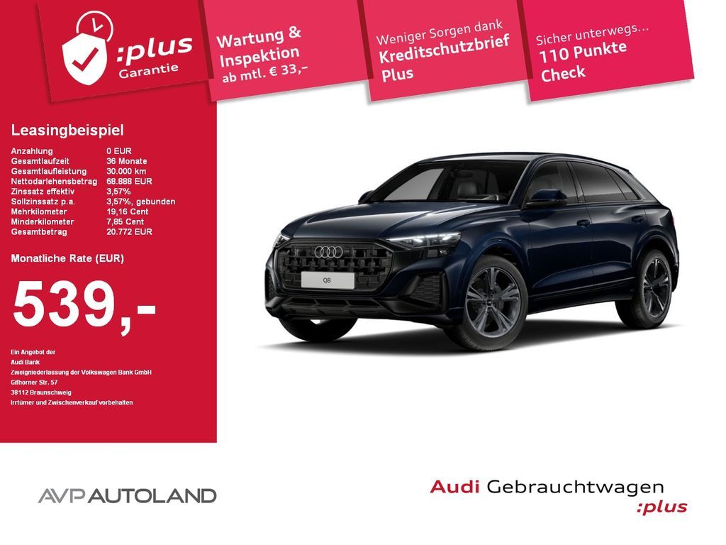 Audi Q8 45 TDI quattro tiptronic | AHK | Matrix LED Leasing