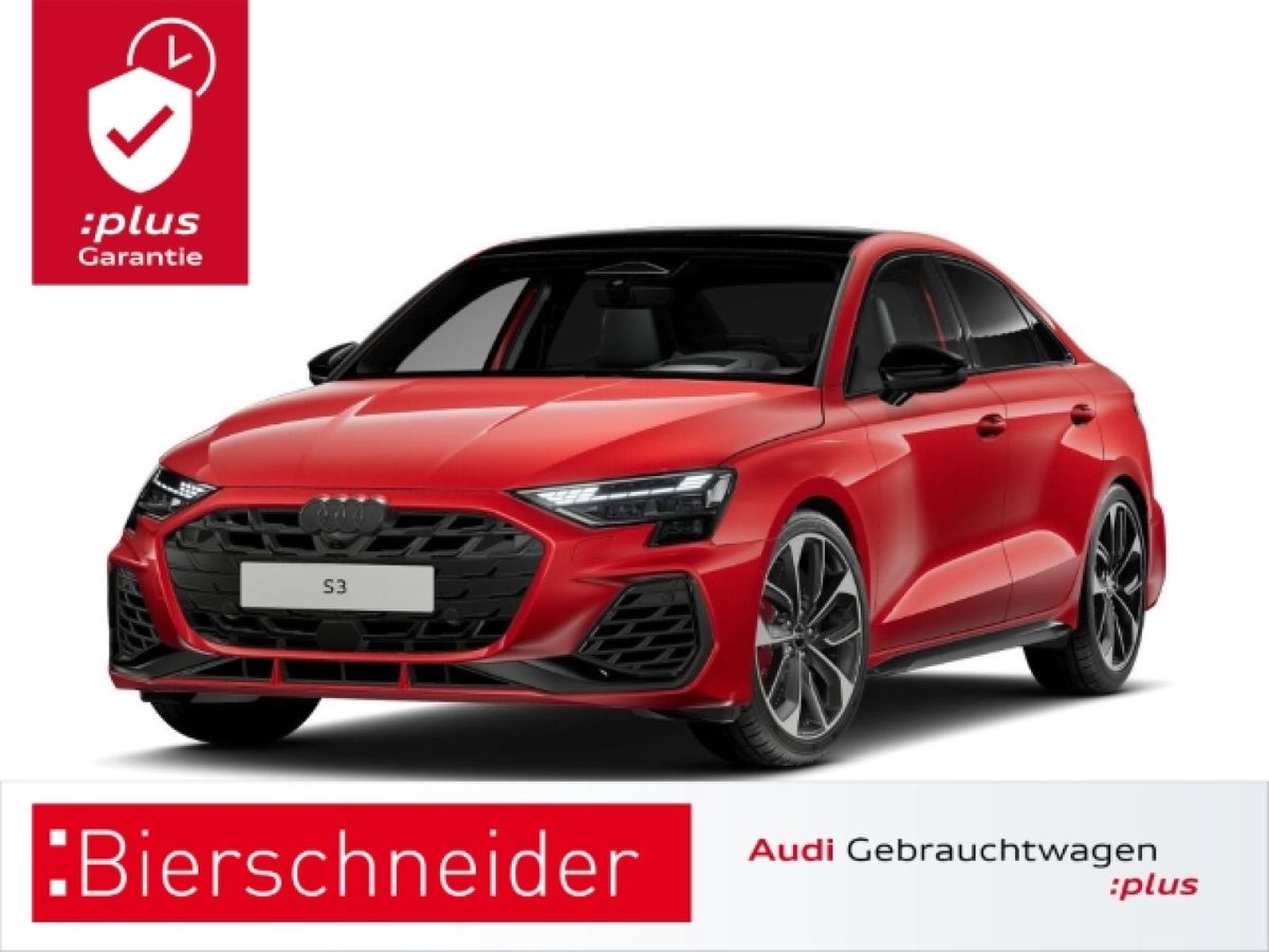 Audi S3 Limousine MATRIX 19 PANO UMGEBUNGSKAMERA SONOS NAVI S-SITZE ACC DAB 5-J-GARANTIE Leasing
