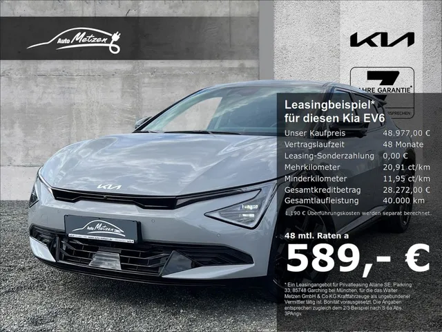 Kia EV6 84 kW/h Earth P1/P2/P5/P6/WP HUD Navi Digita