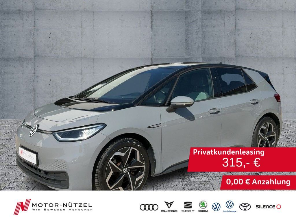 Volkswagen ID.3 150kW Pro MATRIX+NAVI+ACC+RFK+PANO+DAB Leasing