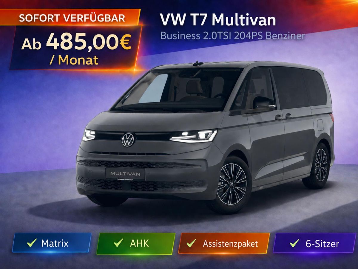 Volkswagen T7 Multivan 204PS TSI Business IQ.Light|ACC|AHK|Assis-Paket Leasing