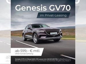 Genesis GV70 🔥2.2 AWD Luxury Line🔥Top-Leasing! Ohne Anzahlung!🔥 Leasing
