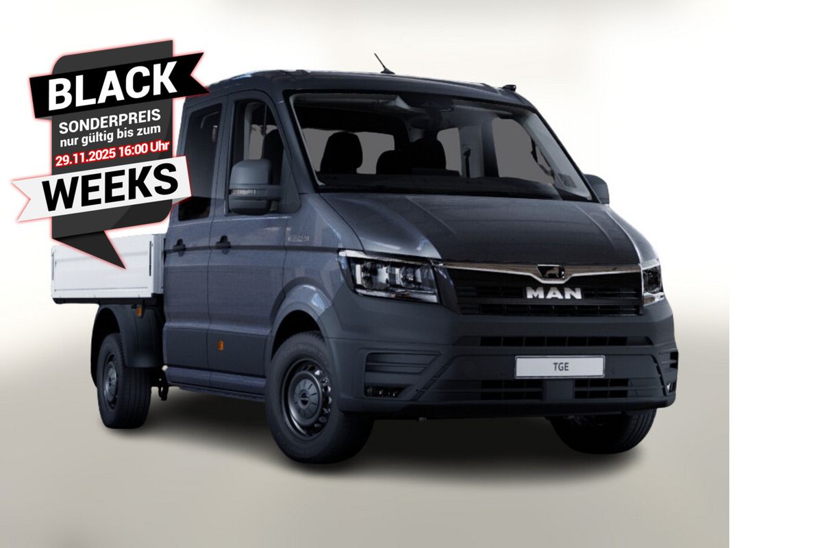 MAN TGE Pritsche DoKa 2.0 TDI 177 DSG Kam Temp PDC Gewerbeleasing Leasing