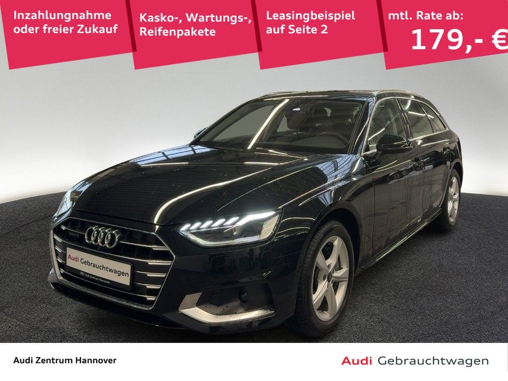 Audi A4 Avant 40 TDI quattro advanced virtual DAB Nav Leasing