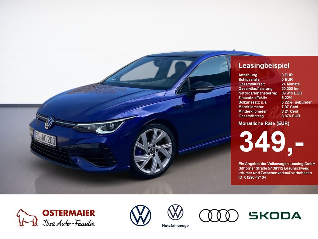Volkswagen Golf VIII R BLACK 320PS DSG 4M AKRAPOVIC.ACC.HAR Leasing