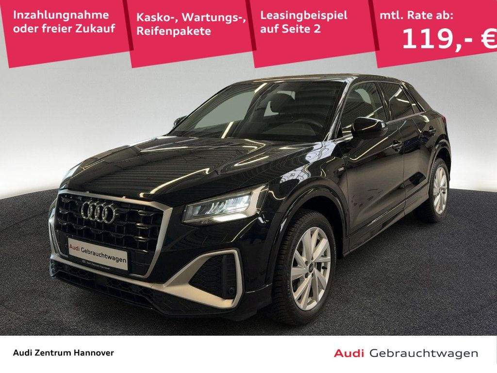 Audi Q2 S line 30 TFSI virtual AHK Leasing