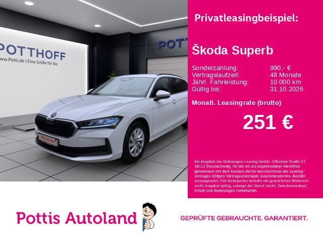 Skoda Superb Combi 1.5 TSI mHEV DSG ESSENCE NAVI PDC K Leasing