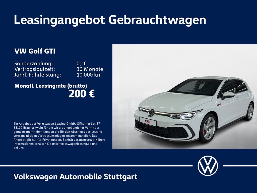 Volkswagen Golf GTI 2.0 TSI DSG Navi ACC LED SHZ PDC Leasing