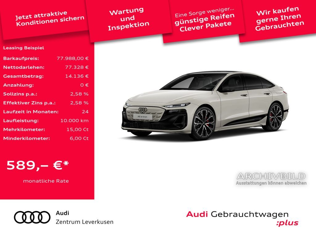 Audi A6 e-tron Sportback perform. edition one S line Leasing