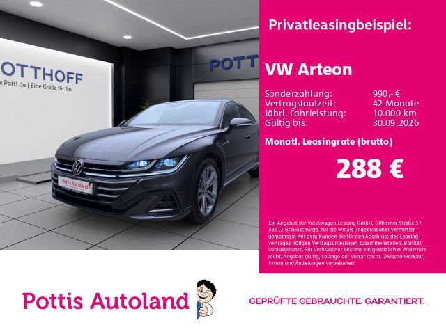 Volkswagen Arteon 2.0 TDI DSG R-LINE STDHZG PANO NAVI IQ.LI Leasing