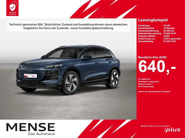 Audi Q6 e-tron Tech plus advanced Standhzg|4xSHZG|ACC