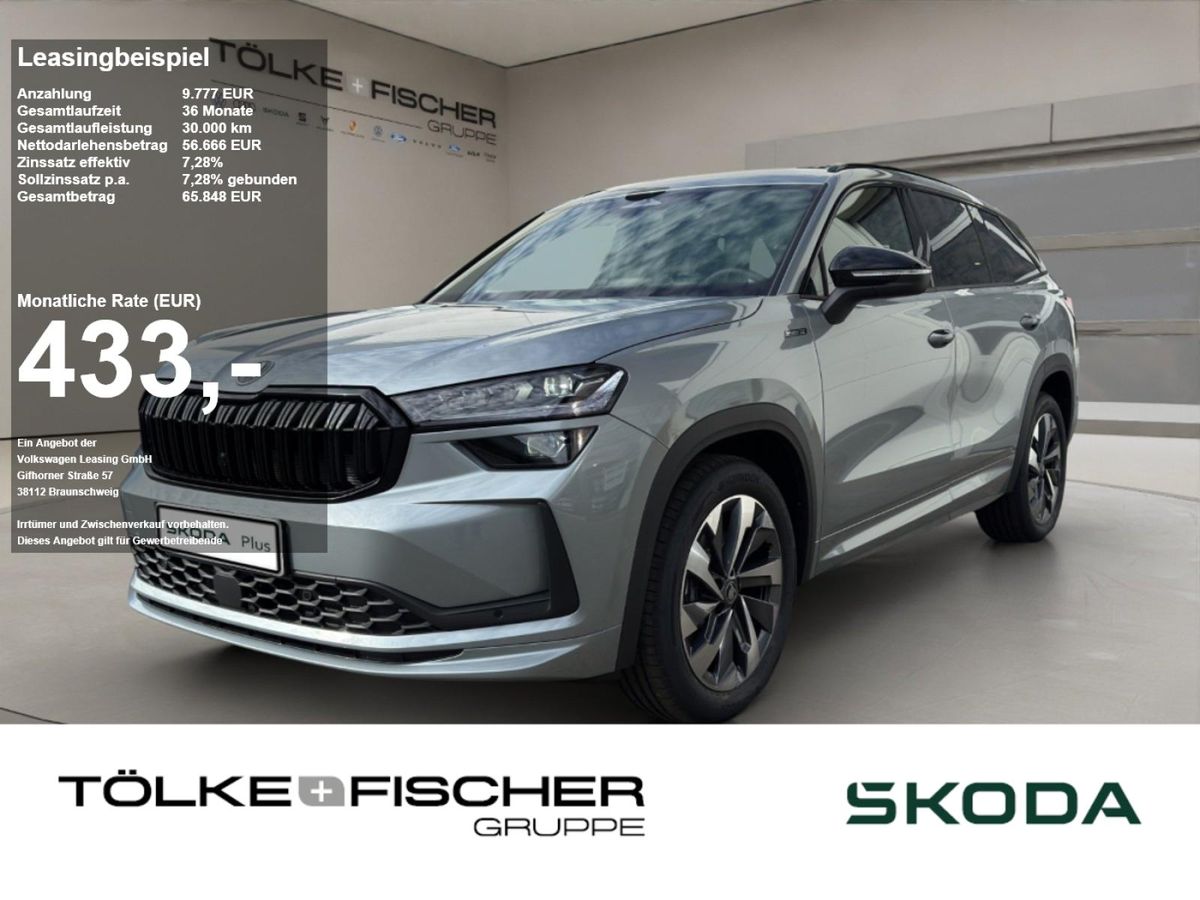 Skoda Kodiaq 2.0 TDI DSG 4x4 Sportline SOFORT VERFÜGBAR! DCC AHK Navi Pan Leasing
