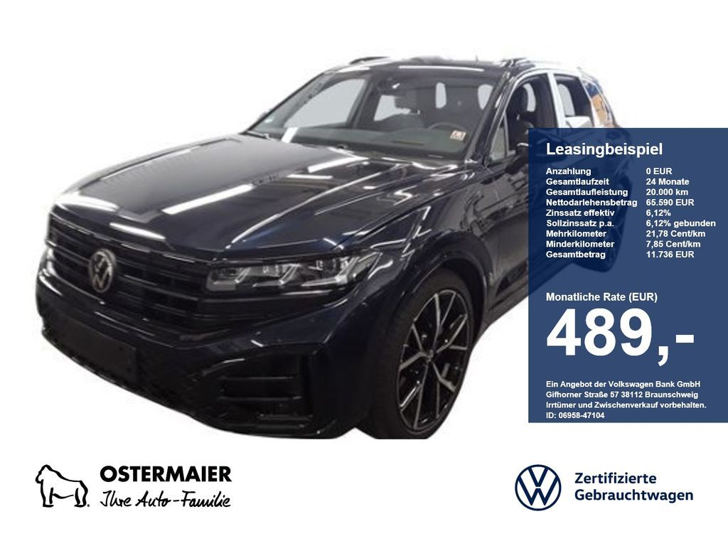 Volkswagen Touareg R-LINE BLACK 340PS NP.121T STDHZG.PANO.A Leasing