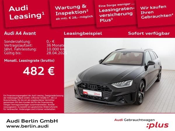 Audi A4 Avant S line 45 TFSI qu. S tr. PDC NAVI 360°K Leasing