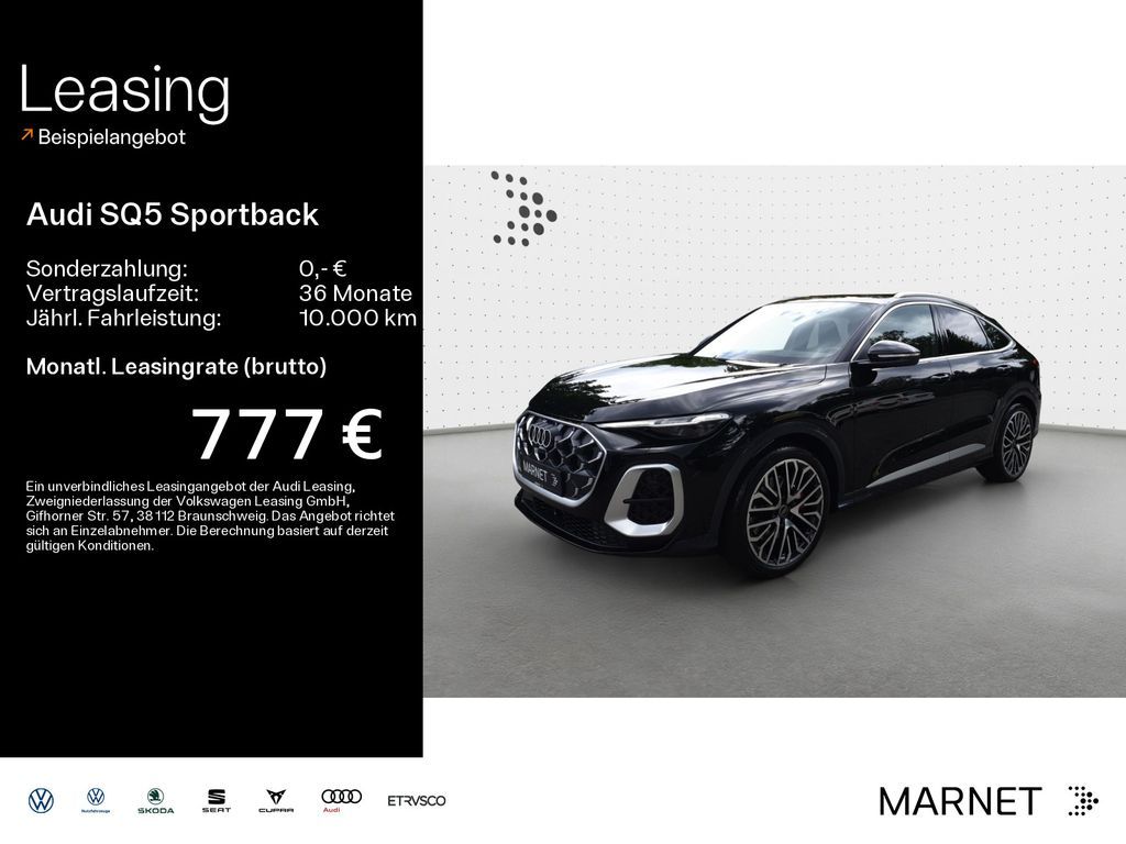 Audi SQ5 Sportback TFSI 270 kW S tronic 360°-Kamera Leasing