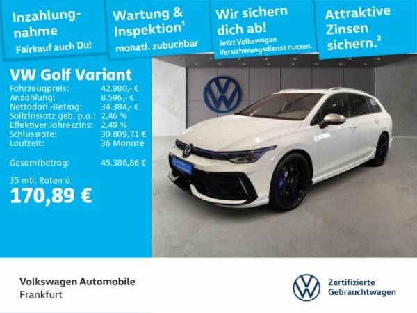 Volkswagen Golf VIII Variant 2.0 TSI DSG R 4Motion Navi AHK IQ.LIGHT - LED-Matrix-Scheinwerfer Sprachassistent Leasing