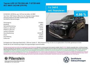 Volkswagen Tayron LIFE 2.0 TDI DSG 4M. 7-SITZE AHK DCC NAVI