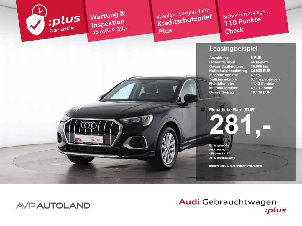 Audi Q3 35 TFSI S tronic | MMI NAVI | AHK 8fach berei Leasing