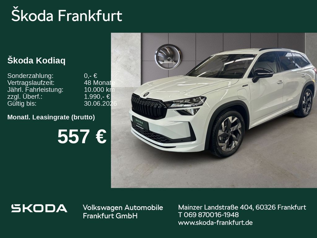 Skoda Kodiaq Sportline 1,5 TSI iV 150 kW 6-Gang-DSG zz Leasing