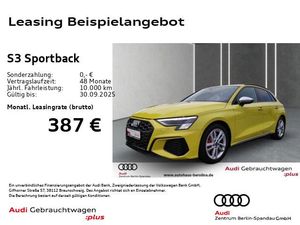 Audi S3 Sportback *MATRIX*Opt.-Schwarz*Virt.C+*NAV+* Leasing