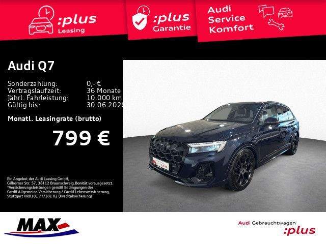 Audi Q7 50 TDI QUATT S LINE 7-SITZER MATRIX+PANO+AHK+ Leasing