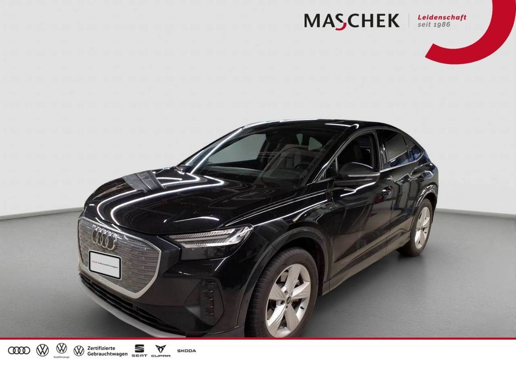 Audi Q4 Sportback e-tron 55 Pano Matrix 360° Wärmepum Leasing